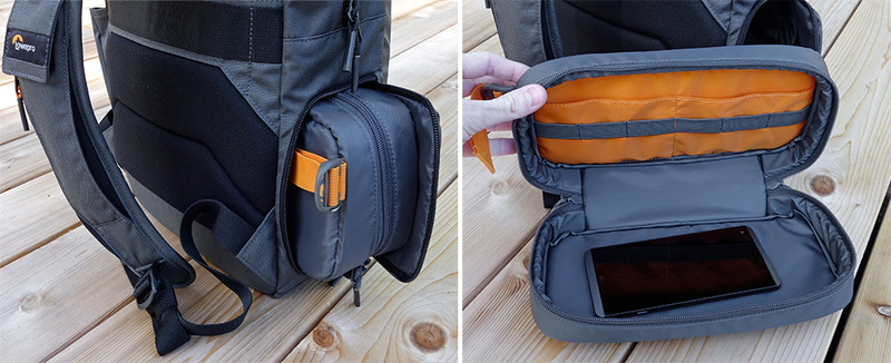 The Urbex’s GearBag can be accessed without having to completely remove the backpack. (Image: Andrew Liszewski/Gizmodo)